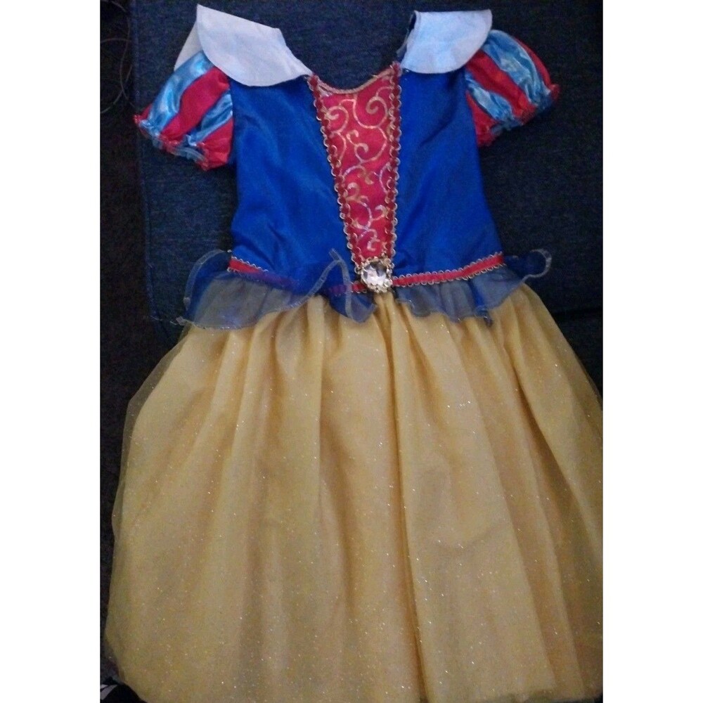 Disney Princess Snow White Costume Dress Girls M 8-10 Dress Up